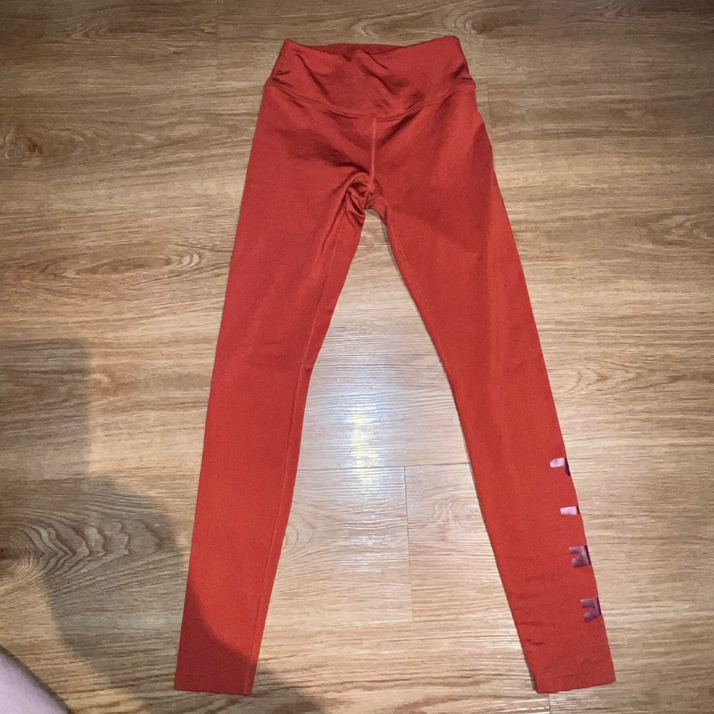 Womens cozy pink leggings